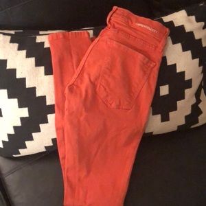 Current/Elliott Ankle Skinny Jean in Poppy